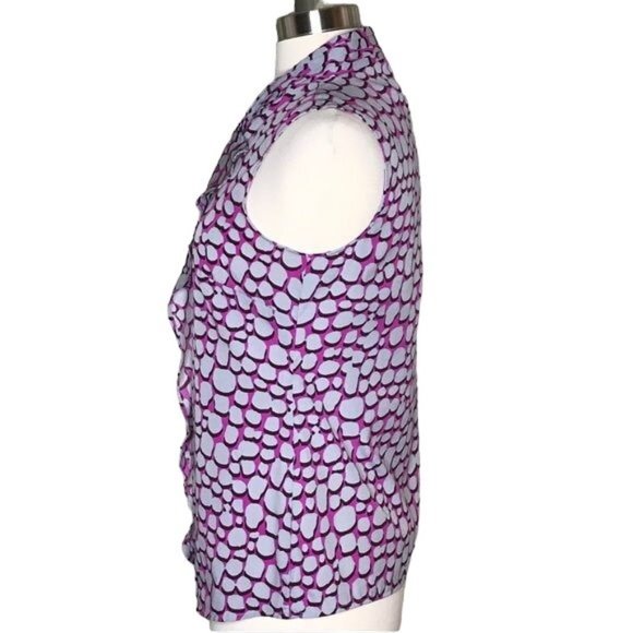 Banana Republic M sleeveless blouse gray - Picture 5 of 7